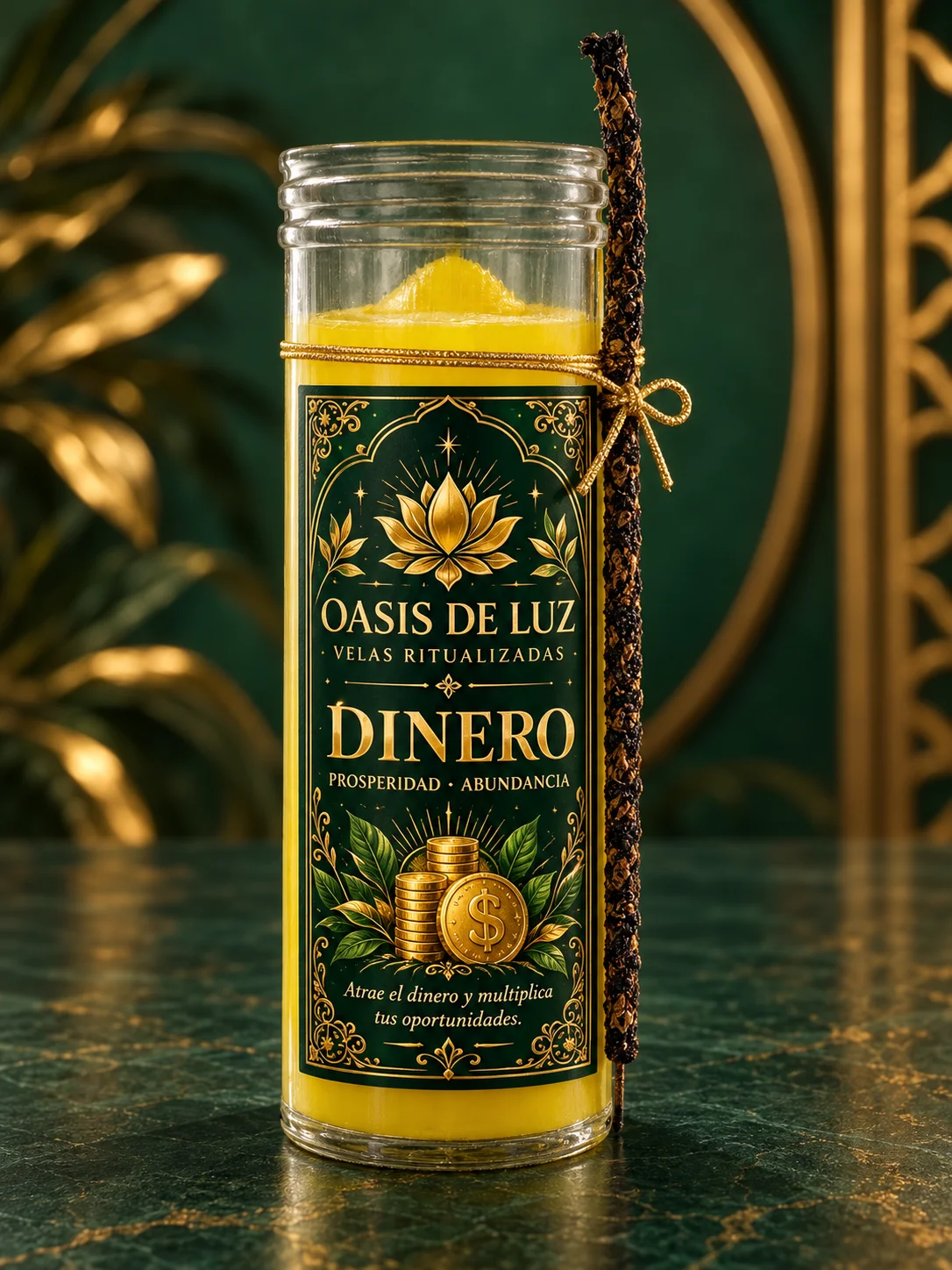 Vela Dinero de Oasis de Luz