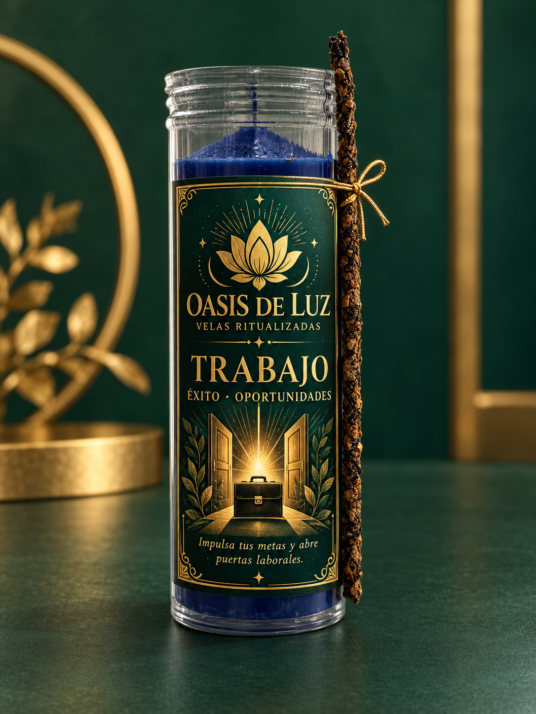 Vela Trabajo de Oasis de Luz